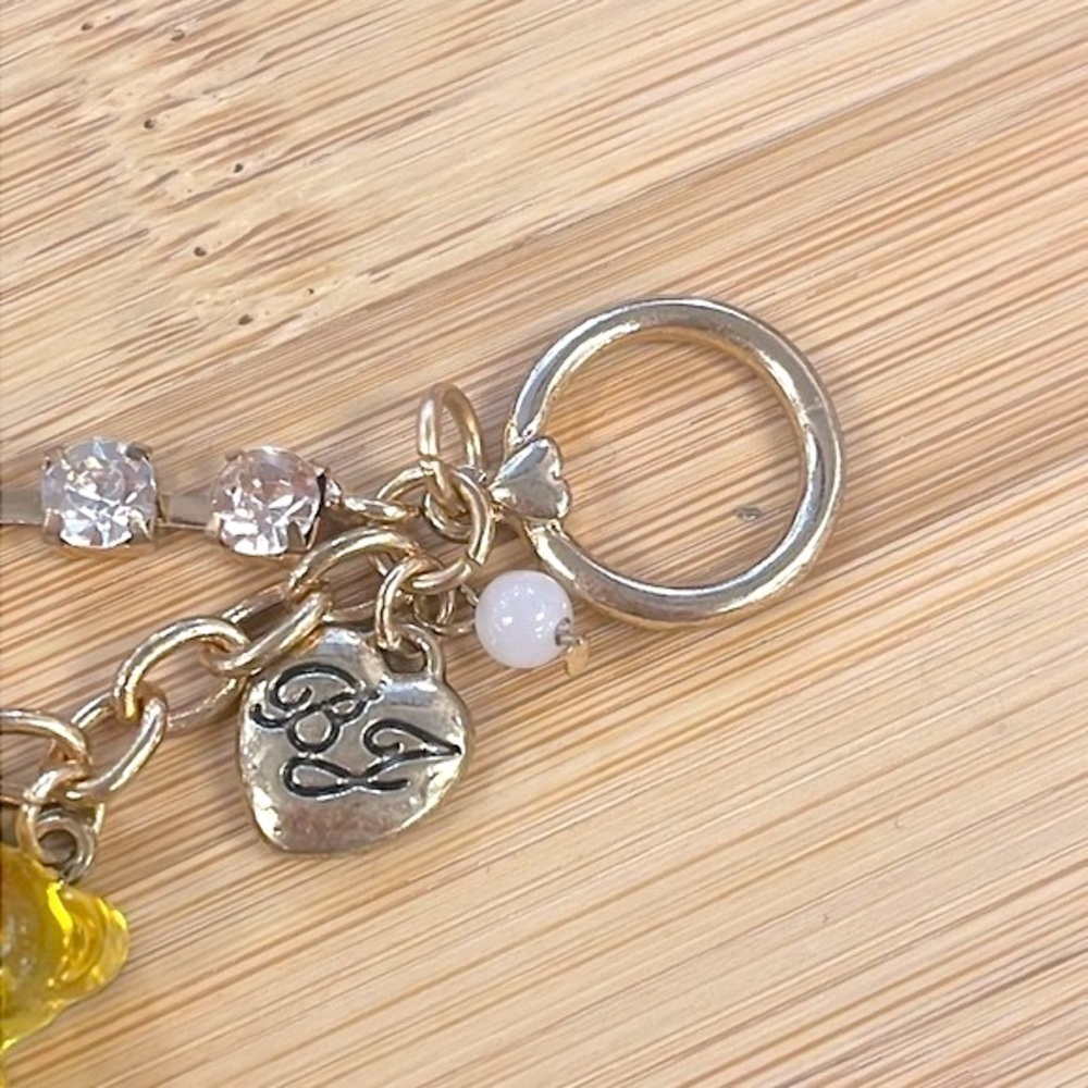Brand New Betsey Johnson Pastel Gummy Bear Rhinestone Gold Tone Charm Bracelet - Picture 14 of 15
